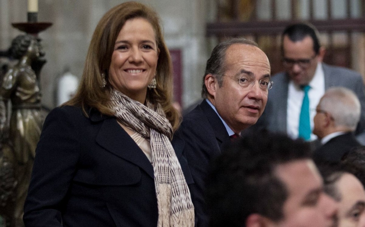 Captan a Felipe Calderón y Margarita Zavala en España