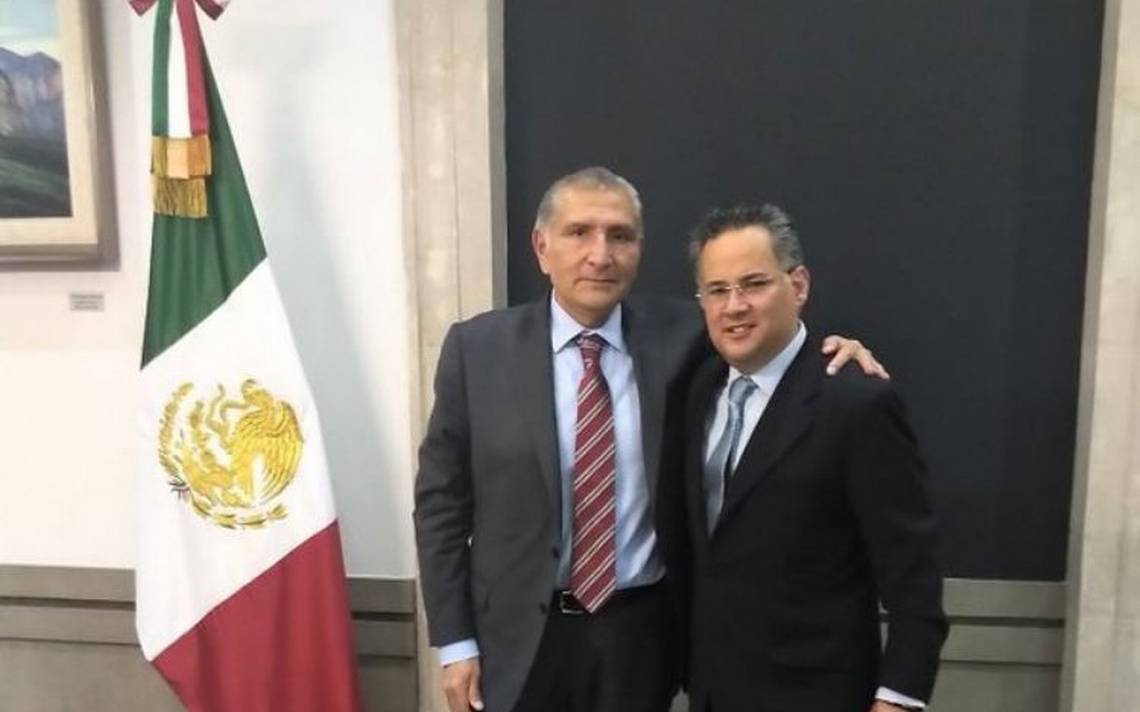 Santiago Nieto se reúne con el secretario de Gobernación
