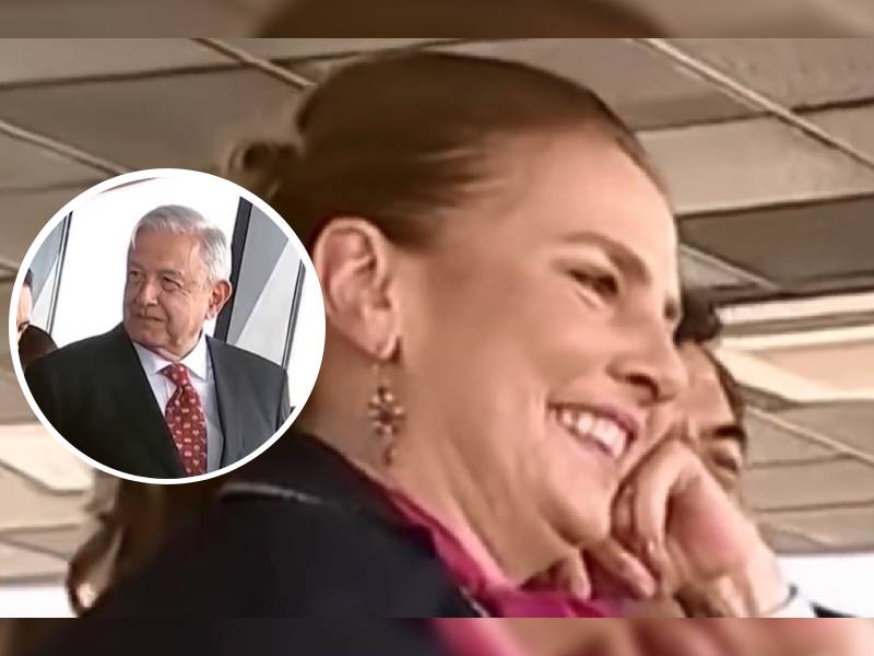 Beatriz Gutiérrez hace chiste referente a Peña Nieto durante inauguración del AIFA