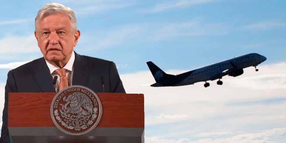  AMLO envía iniciativa de Ley de Protección del espacio aéreo a diputados
