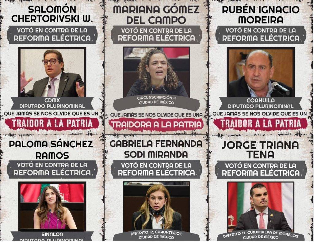 INE ordena a Morena retirar campaña contra opositores a los que llama ‘traidores a la patria’
