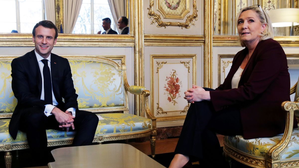Macron y Le Pen, empatados en la elección presidencial de Francia, de acuerdo con sondeo a pie de urna.