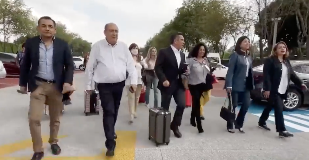 Priístas cierran filas; prevén dormir en San Lázaro para votar mañana contra la Reforma Eléctrica