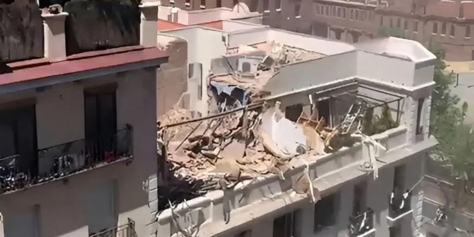 Explosión en edificio de Madrid deja dos desaparecidos y 17 heridos
