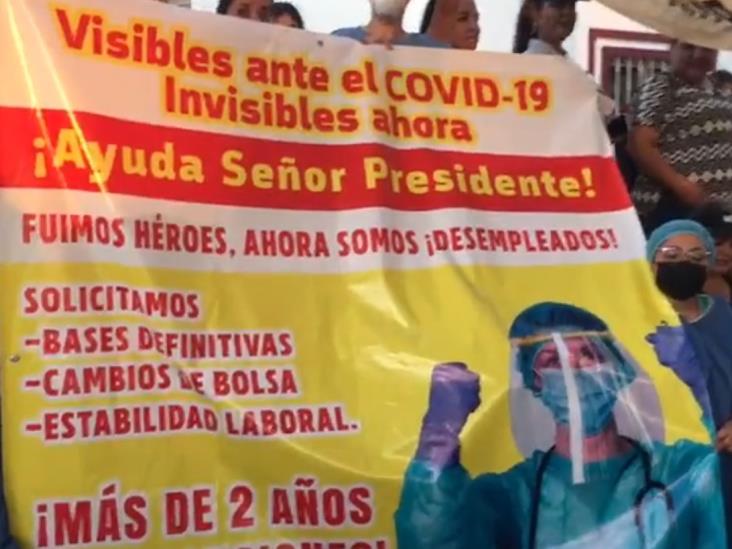 Cubanos tienen derecho… pero que primero nos contraten a nosotras: enfermeras en evento de AMLO