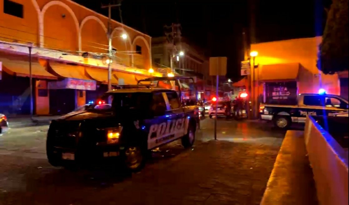Balacera en centro de Pachuca deja cuatro personas muertas y una mujer herida