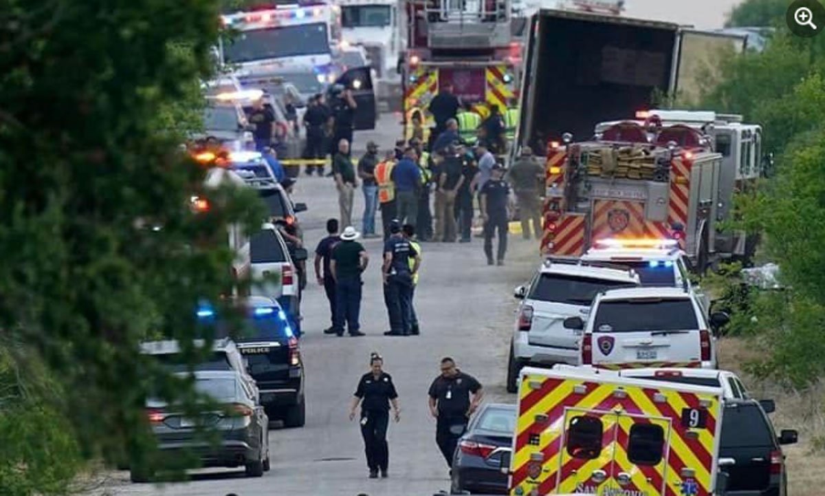 Se eleva a 53 el número de migrantes muertos hallados en un camión en San Antonio, Texas