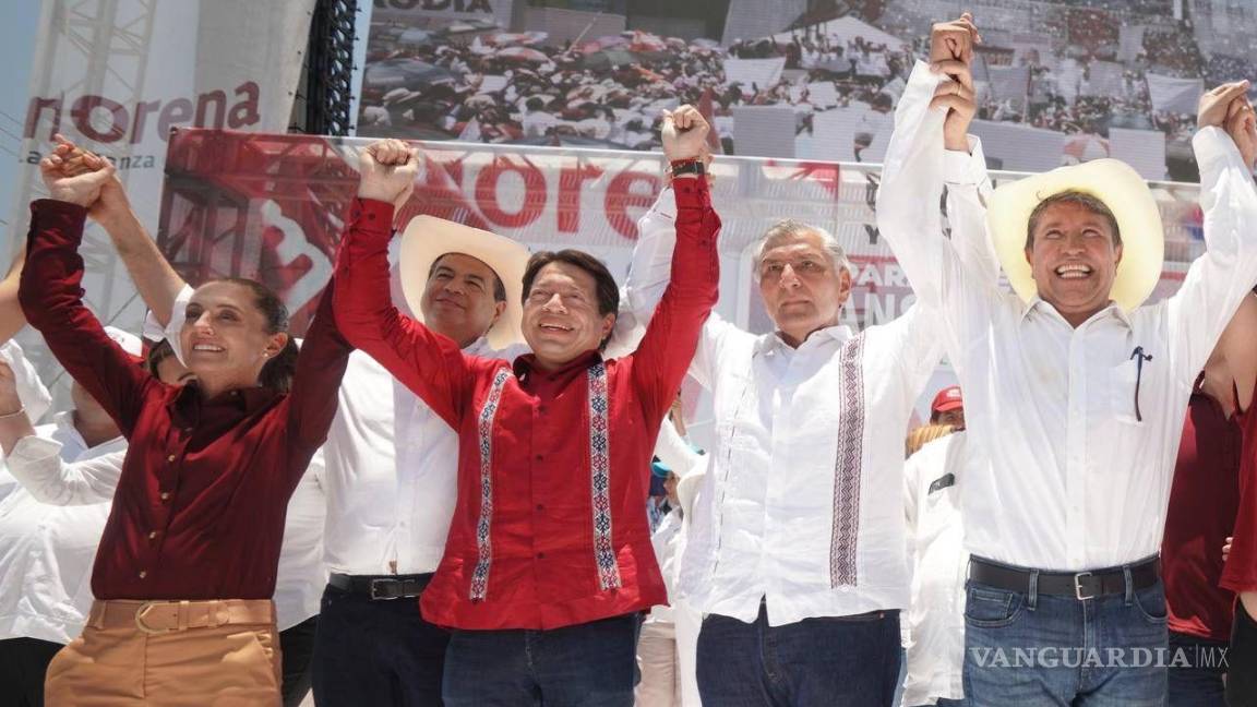 Morena reúne a sus “corcholatas” en mitin en Coahuila 