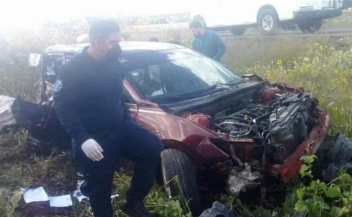 Ponchadura de un neumático, la causa del accidente fatal del senador por Tamaulipas, Faustino López y su esposa