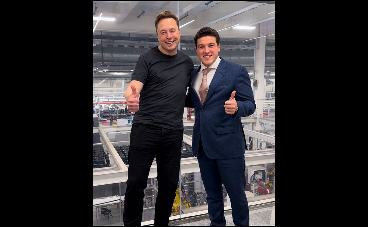 “El futuro es brillante”: Samuel García publicó foto con Elon Musk