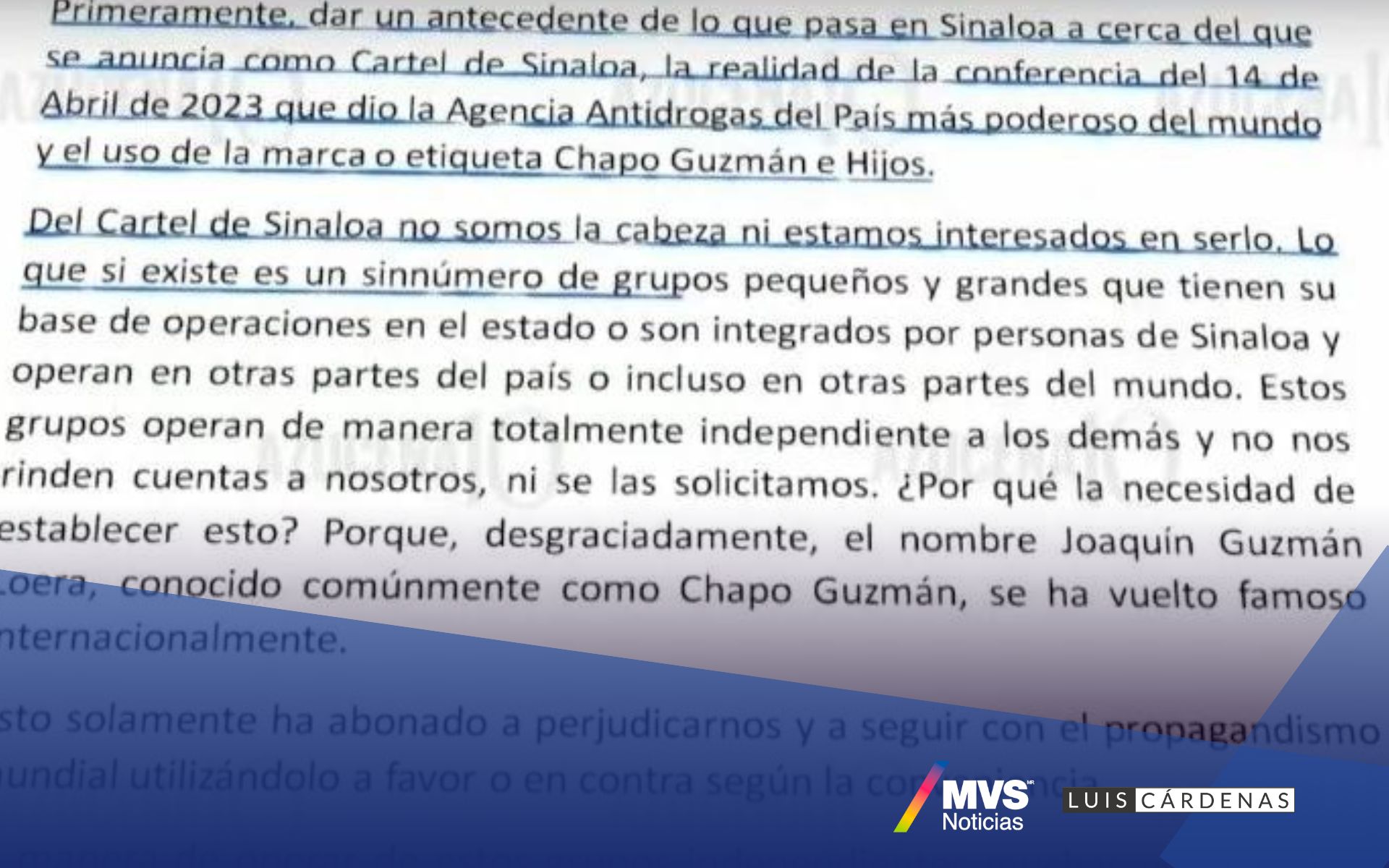Abogado de ‘El Chapo’ Guzmán habla sobre carta de los Chapitos aclarando acusaciones