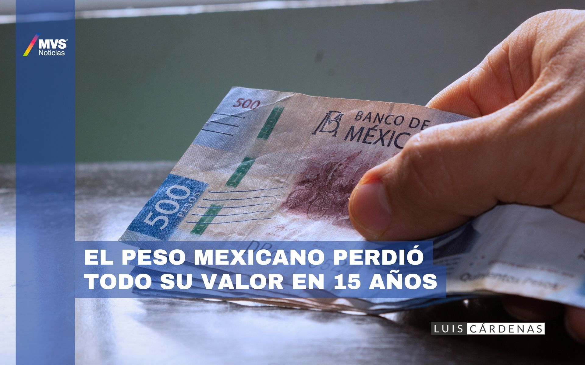 El peso mexicano pierde todo su valor en 15 años - Pedro Tello - Luis ...