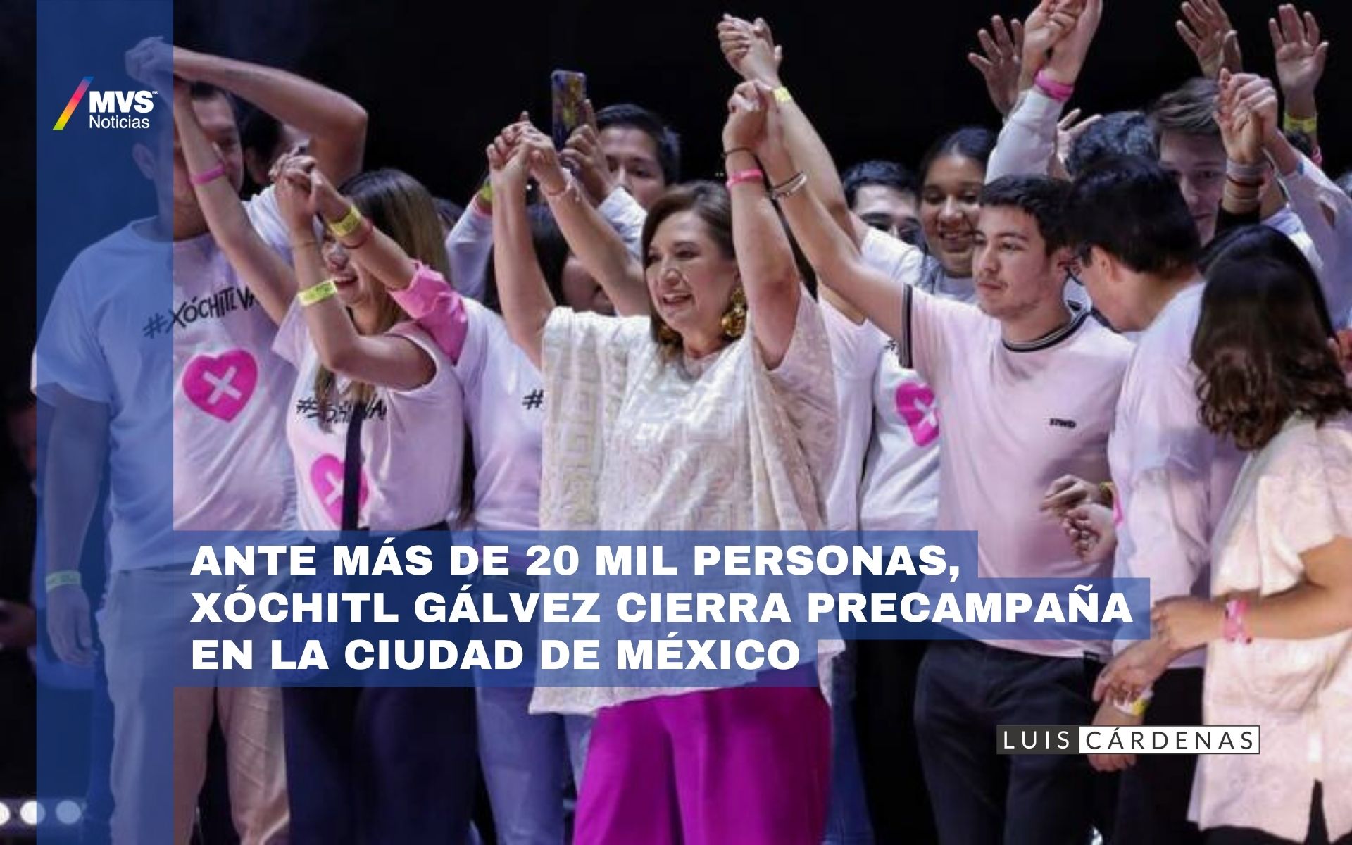 Xóchitl Gálvez cierra precampaña con críticas al gobierno y denuncias de desigualdad