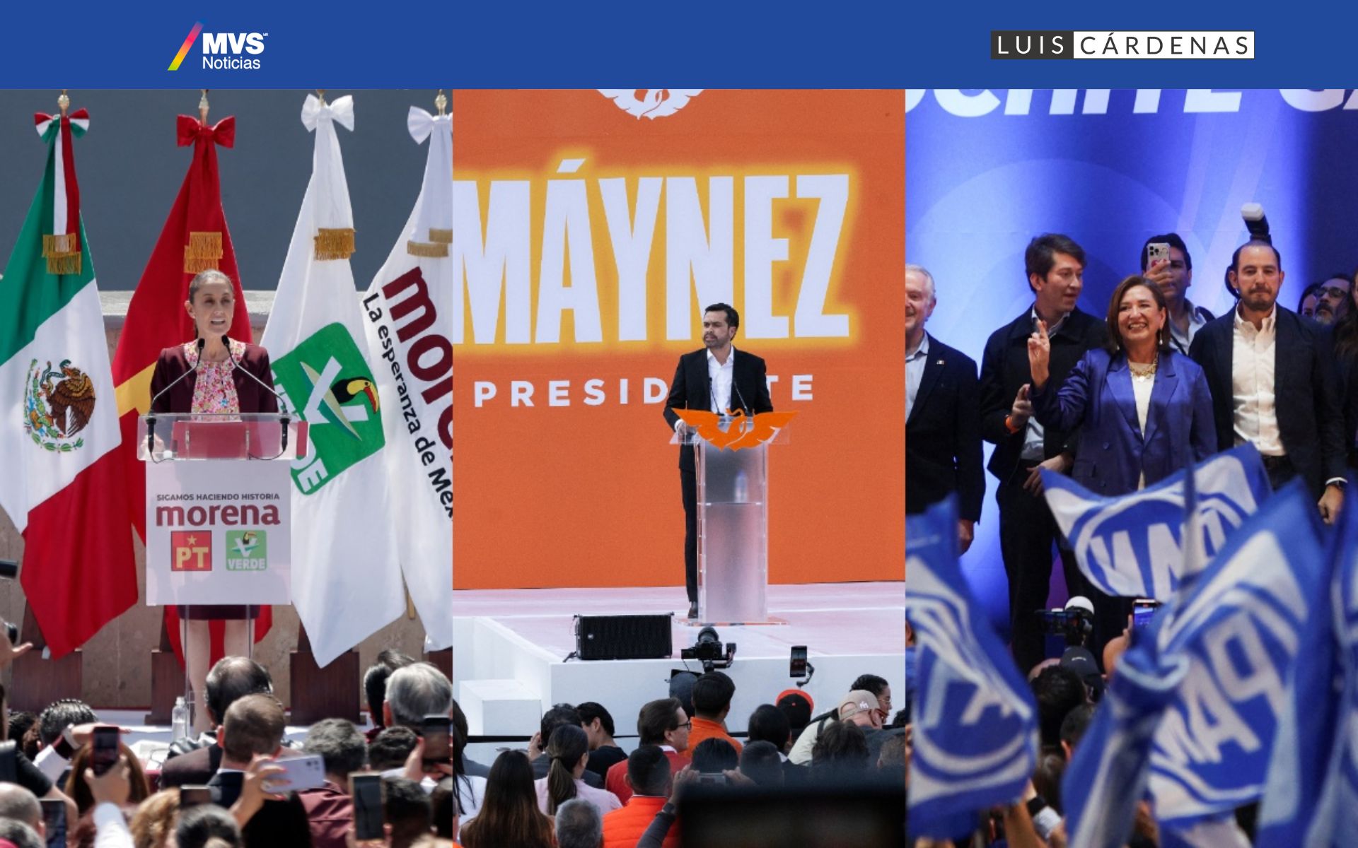 Elecciones 2024: Morena, PAN y MC debaten sobre pensiones y economía