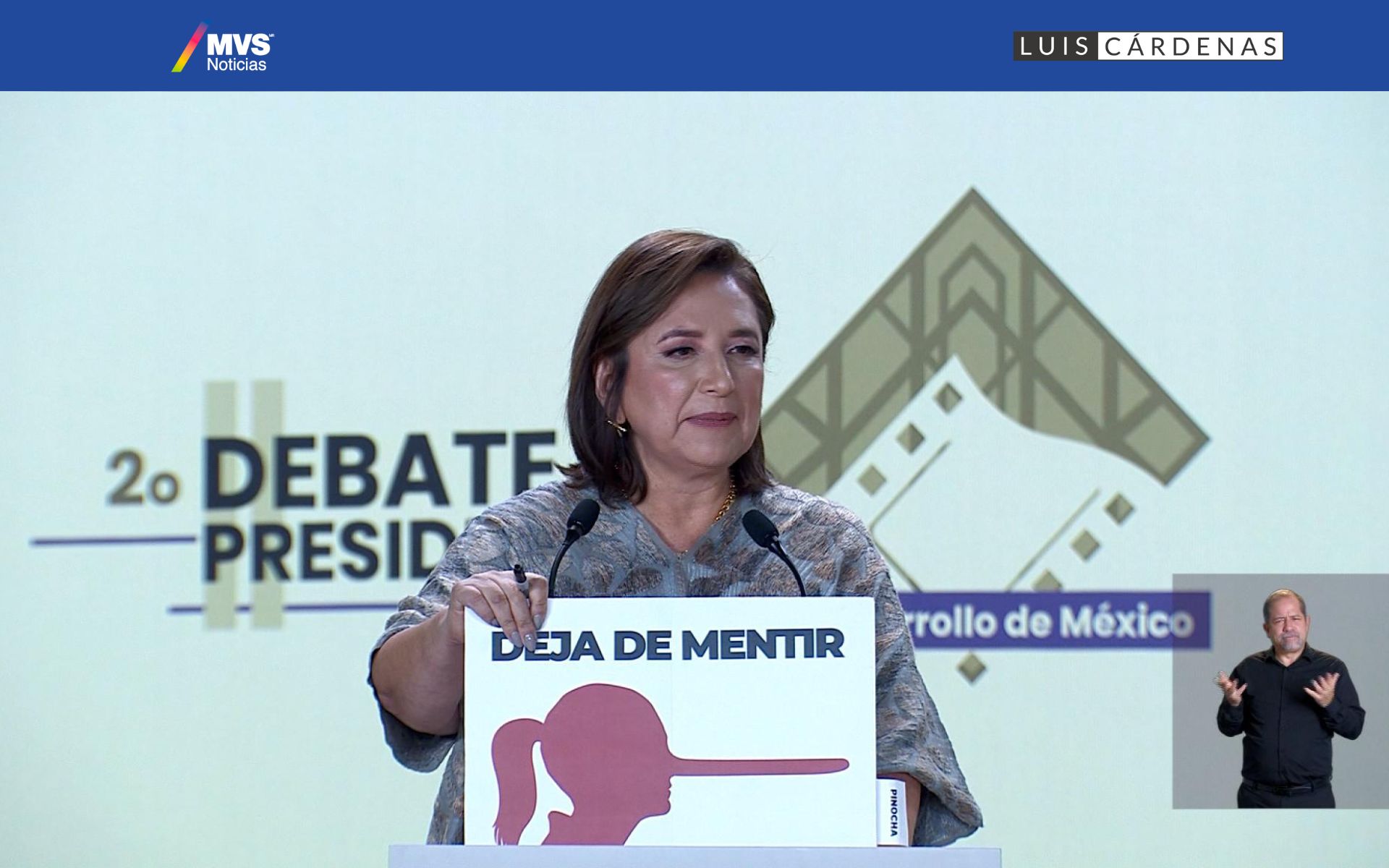 ¿Qué propuestas destacó Xóchitl Gálvez en el segundo debate presidencial?