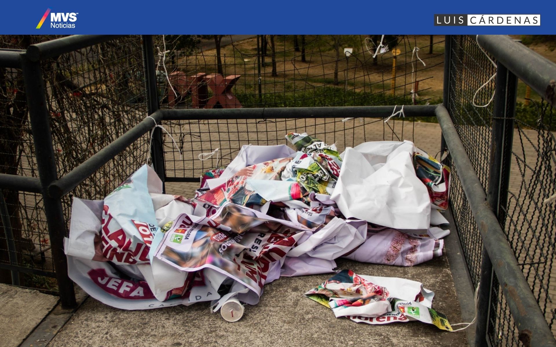Greenpeace denuncia la basura electoral: ¿Cuánto contaminan las propagandas políticas?